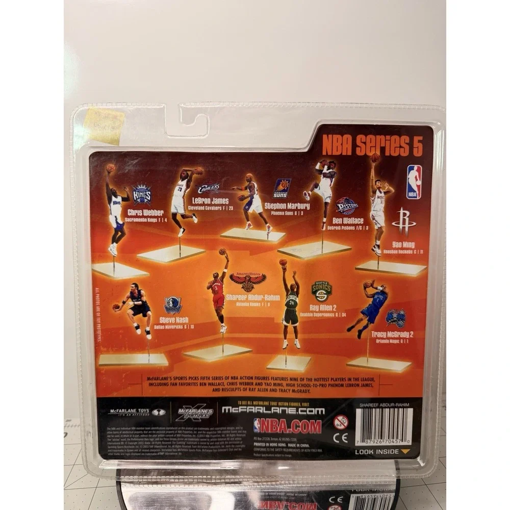McFarlane SportsPicks NBA Series 5 Shareef Abdur-Rahim Atlanta Hawks